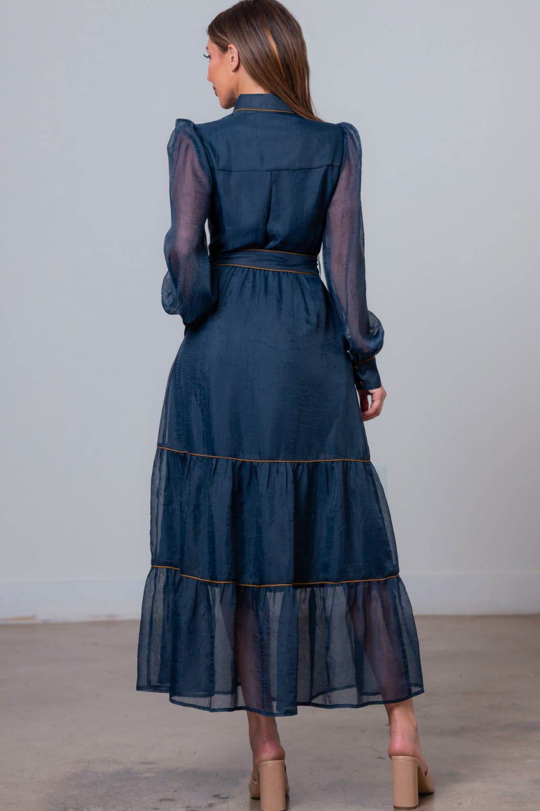 vestido navy