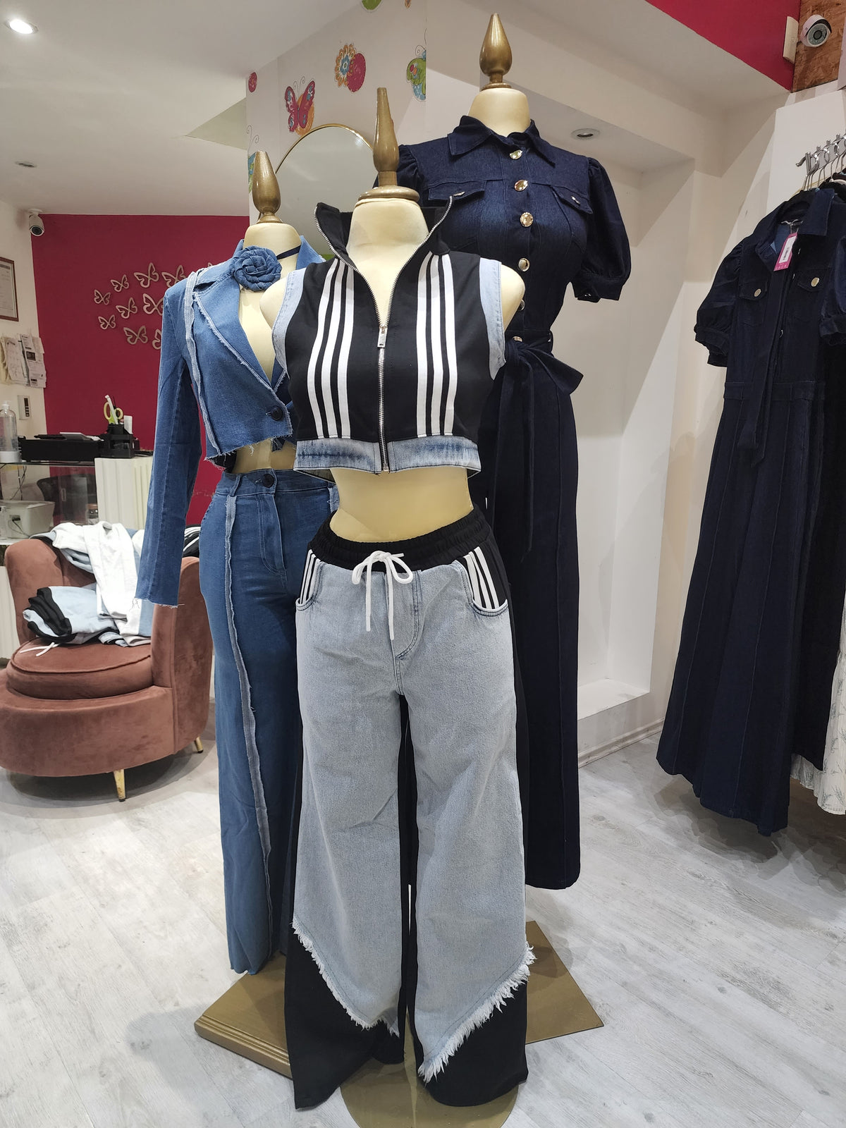 Conjunto de chaleco con pantalón tipo pans