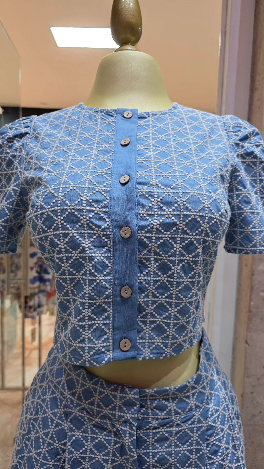 conjunto baby blue