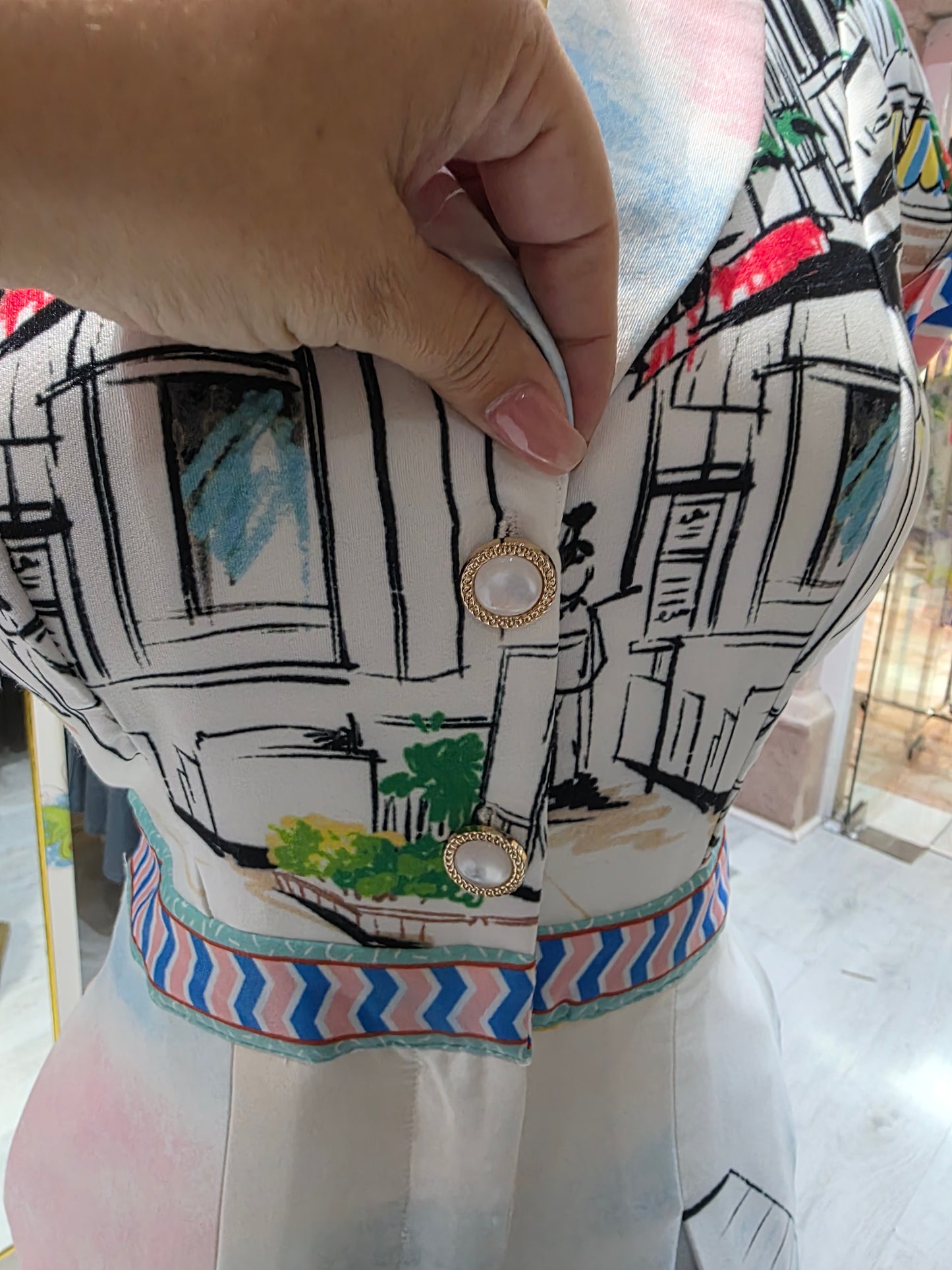 estampado de calle urbana