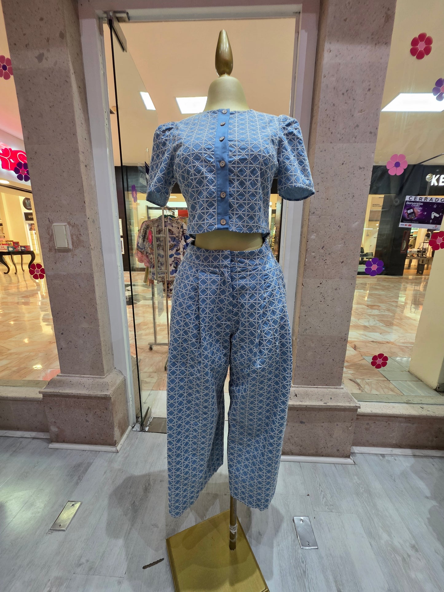 conjunto baby blue