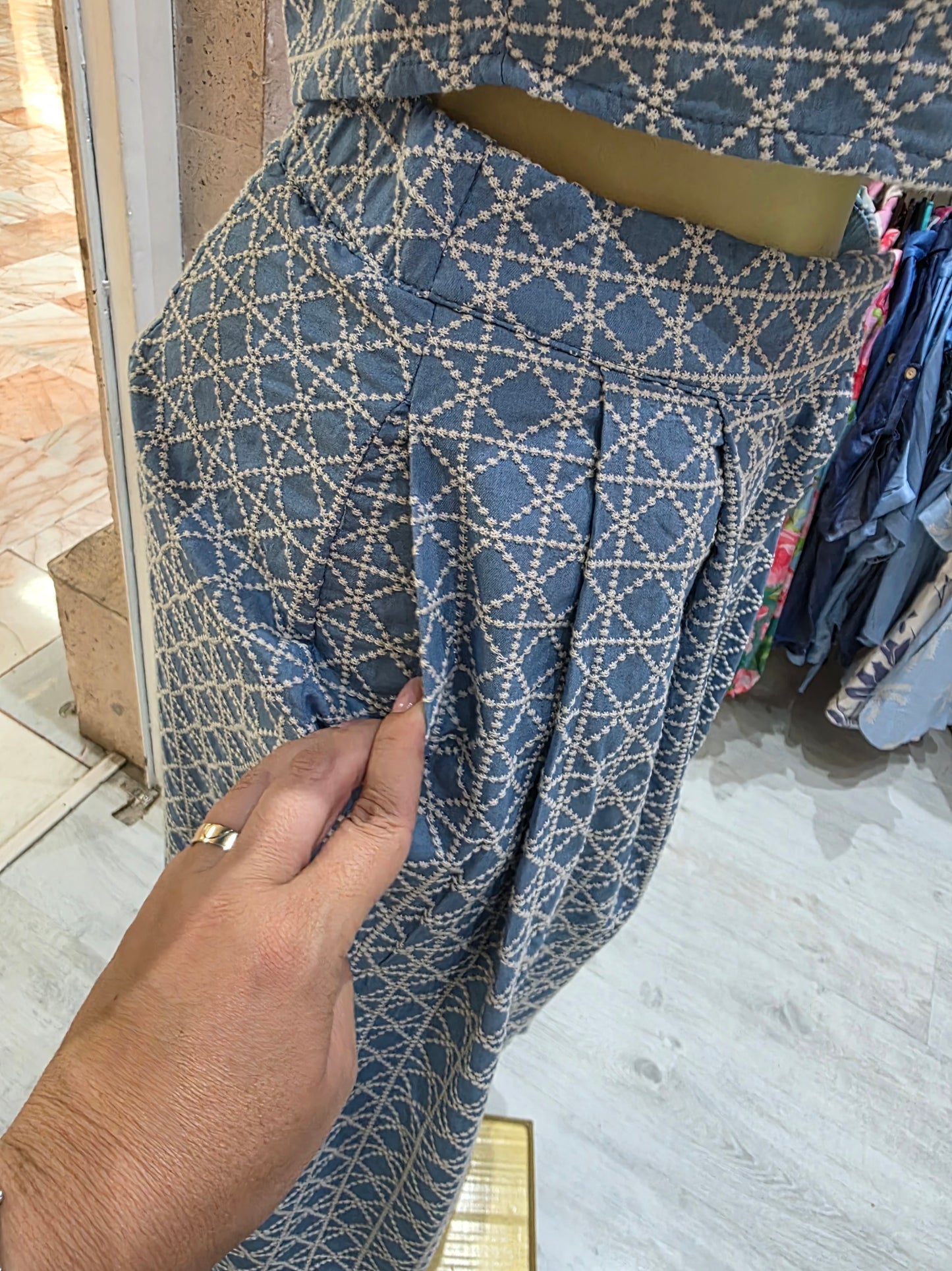 conjunto baby blue