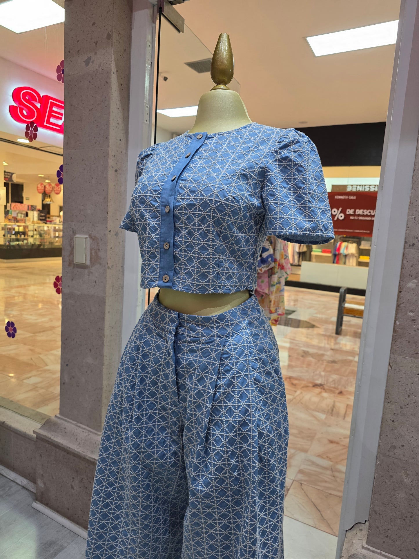 conjunto baby blue