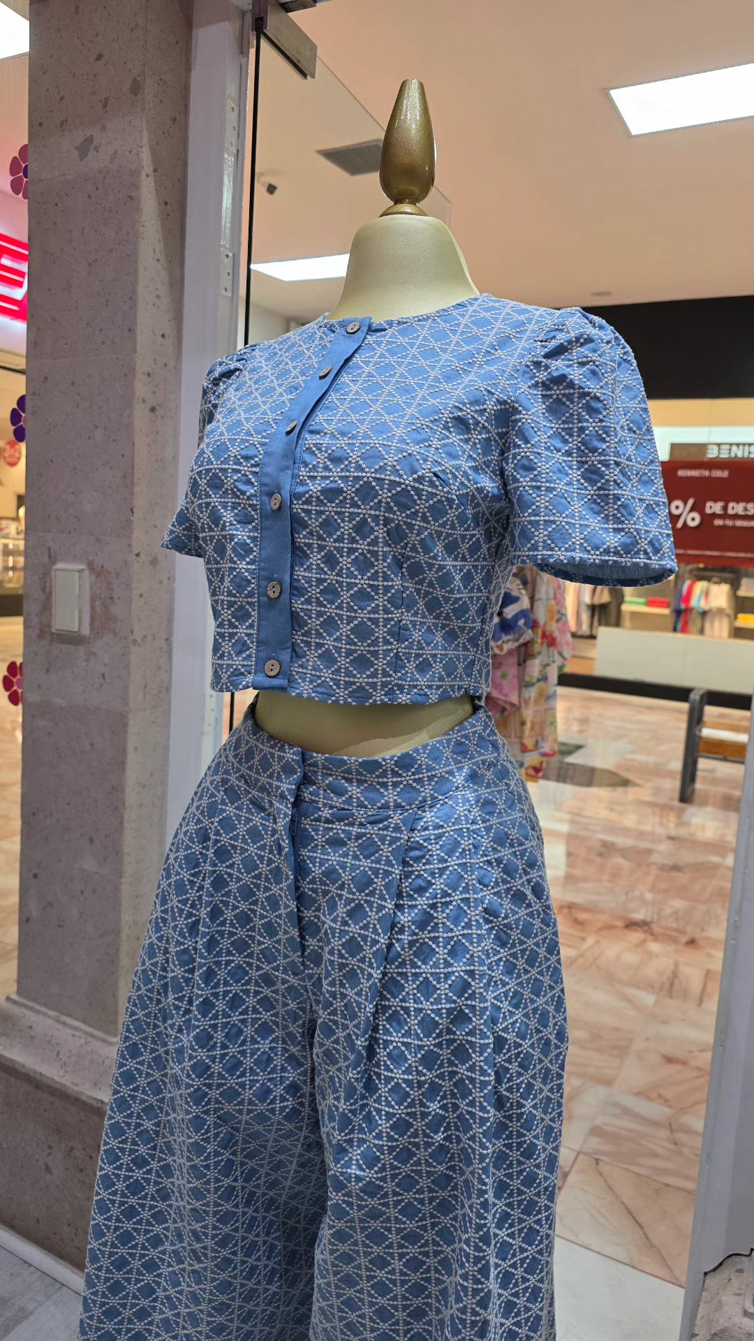 conjunto baby blue