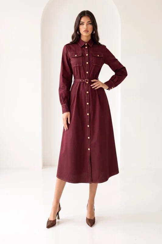 Vestido Burgundi