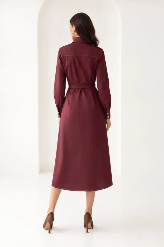 Vestido Burgundi