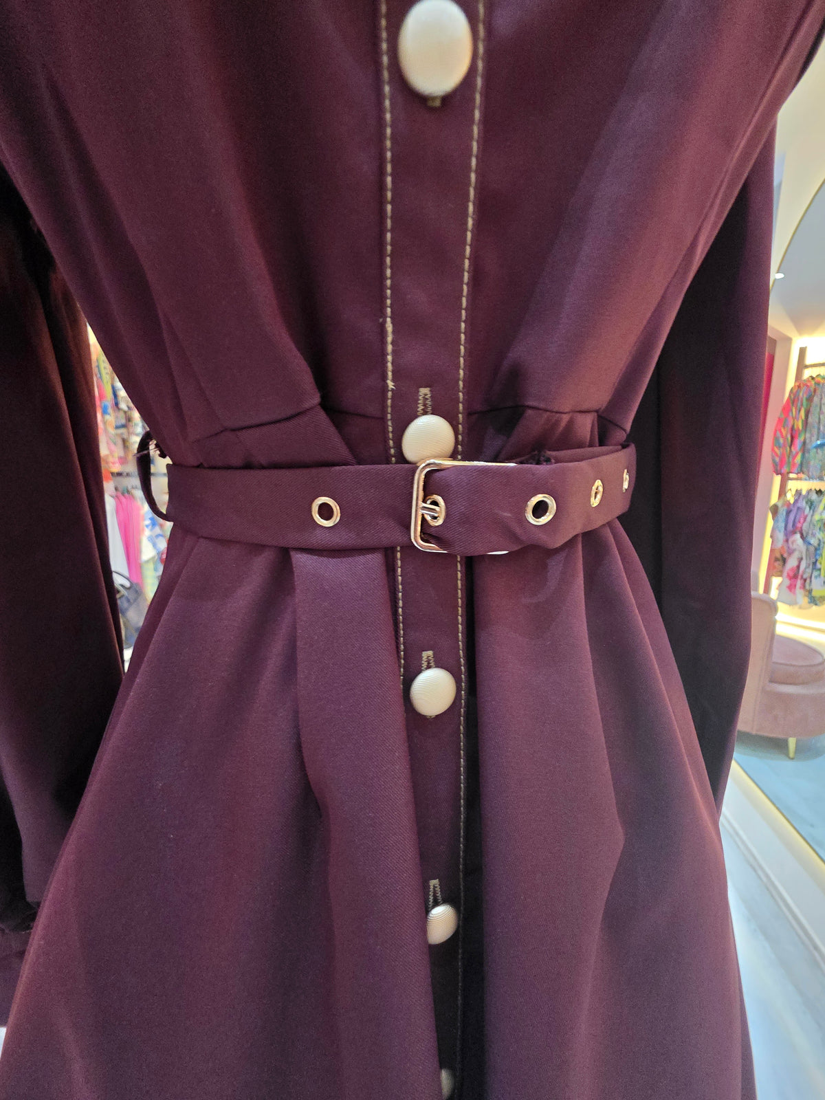 Vestido Burgundi