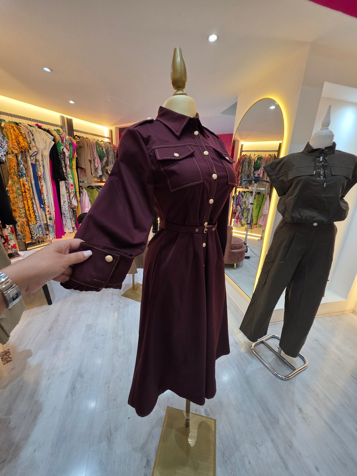 Vestido Burgundi