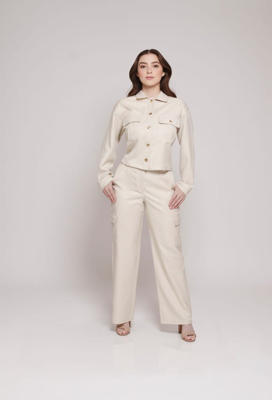 Conjunto de dos piezas pantalon y chaqueta