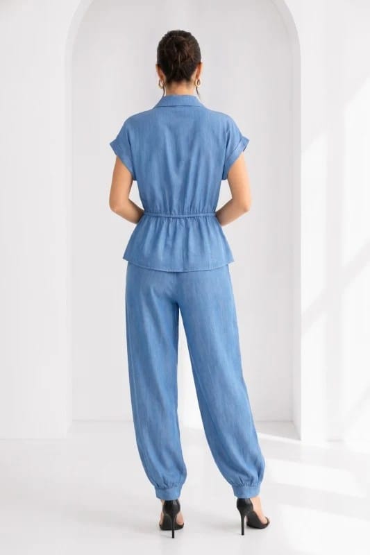 Baby blue light conjunto