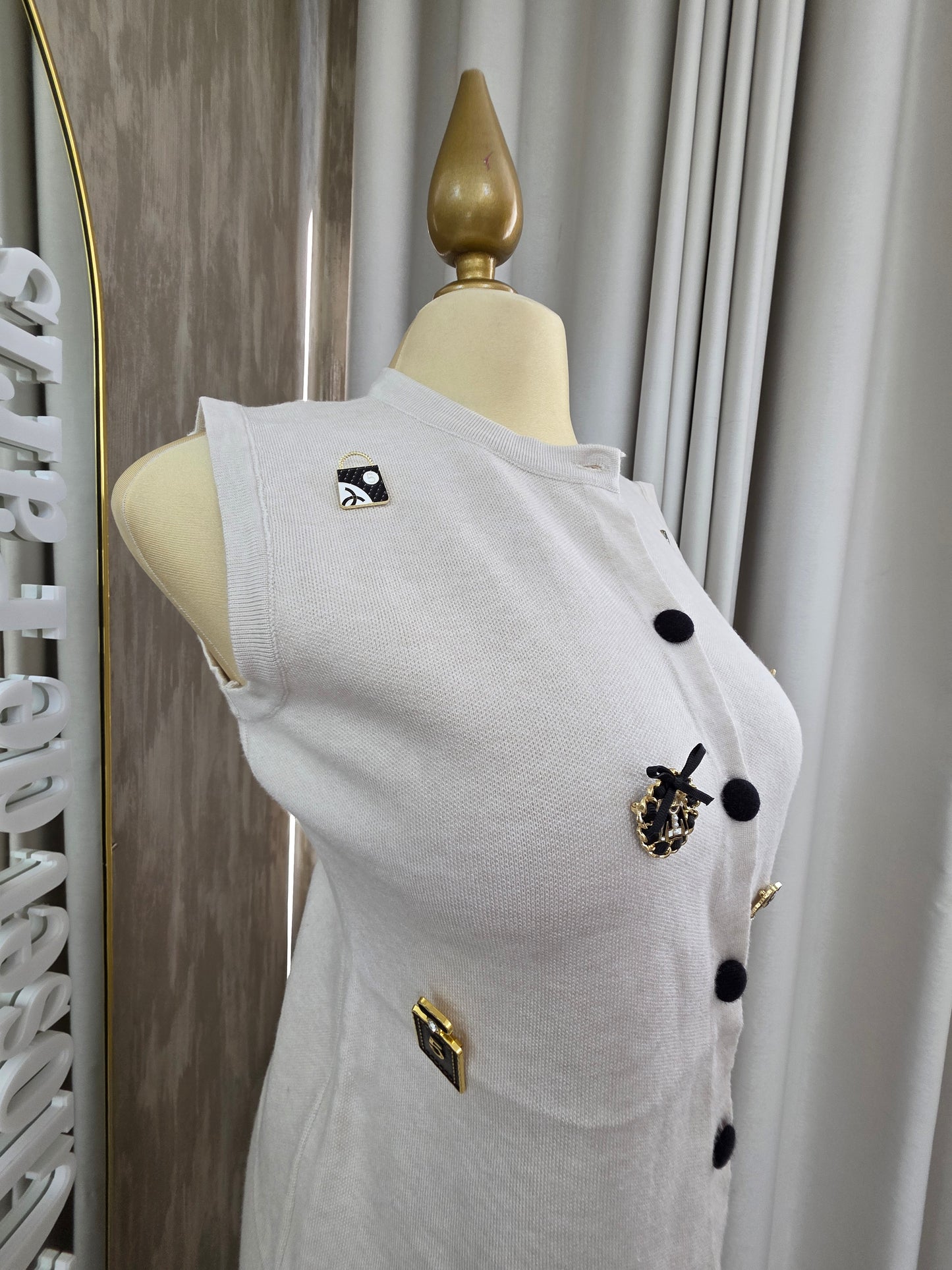 Conjunto Hilo blanco con prendedores